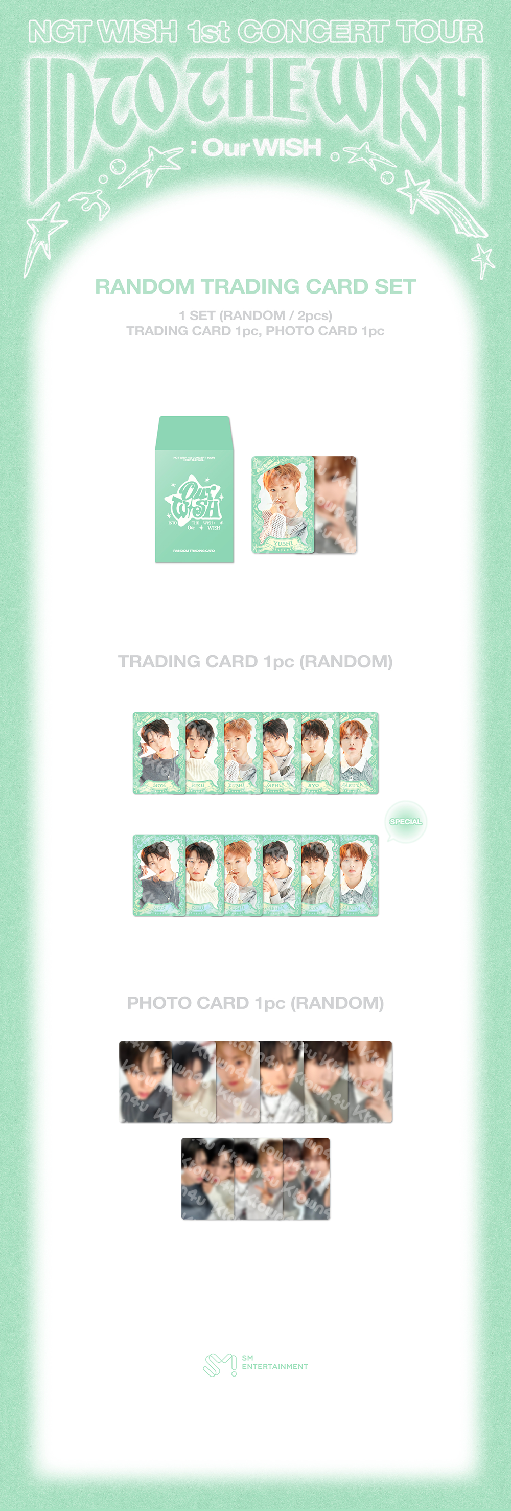 NCT WISH - INTO THE WISH : Our WISH (Random Trading Card Set) [PRE-ORDER]