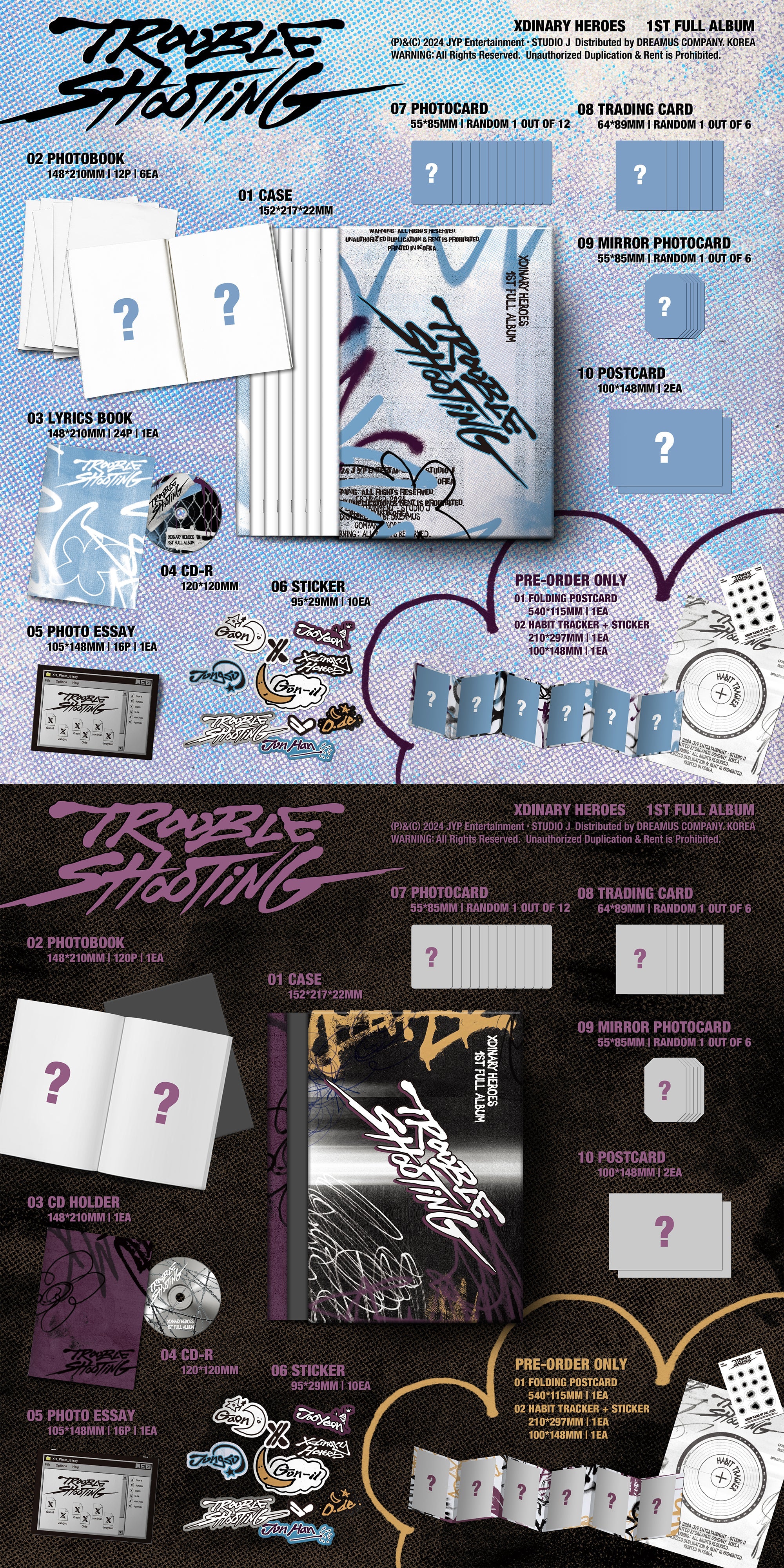 Xdinary Heroes - Troubleshooting (1st Album) Random Ver.