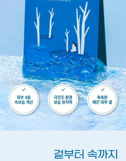 ROUND LAB X Nunmeongi - Birch Juice Moisturizing Double Gel Mask