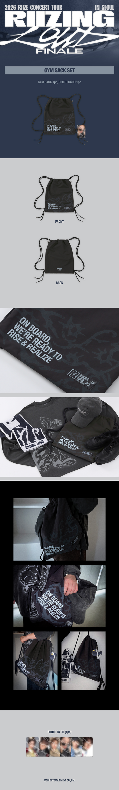 RIIZE - RIIZING LOUD Finale in Seoul Gym Sack Set