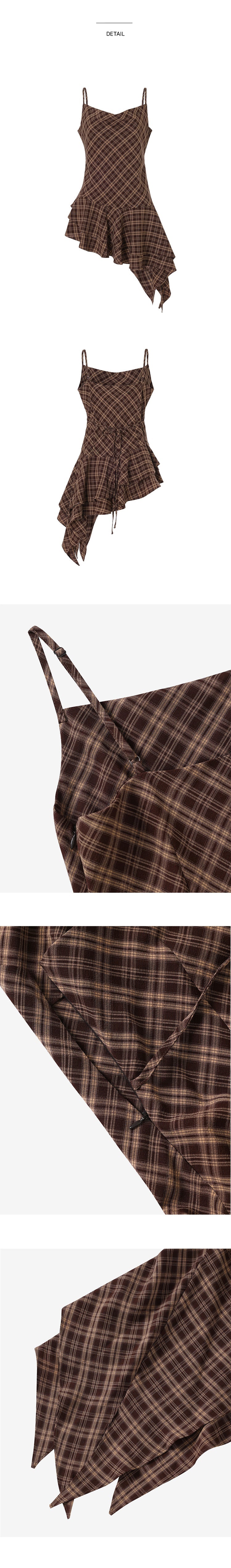 Lang&Lu - CHEX Unbalance Blouse (JANG WONYOUNG Wear)