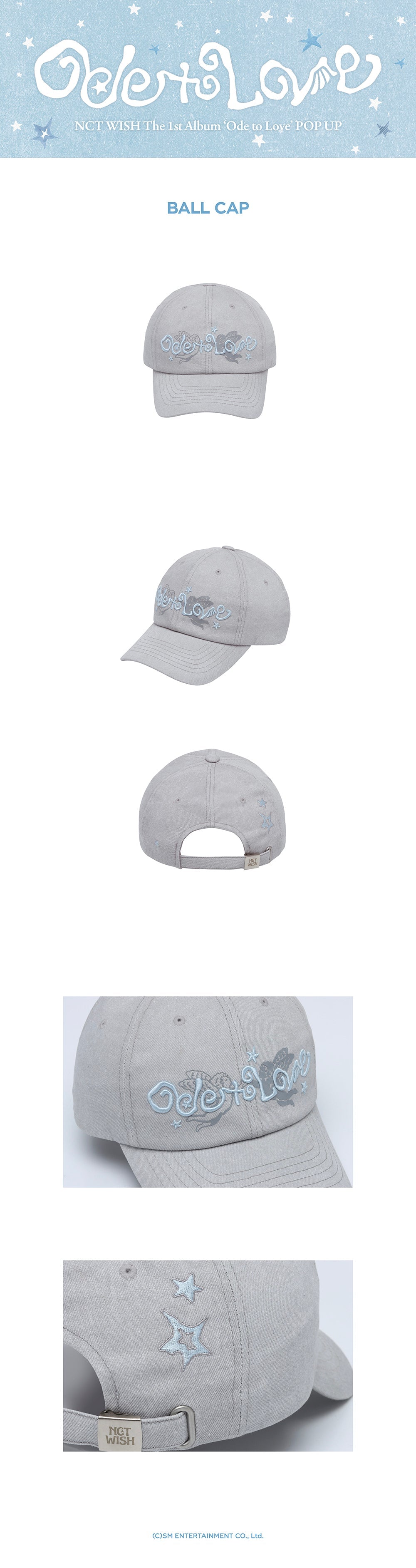 [PRE-ORDER] NCT WISH - Ball Cap (Ode to Love POP UP MD)
