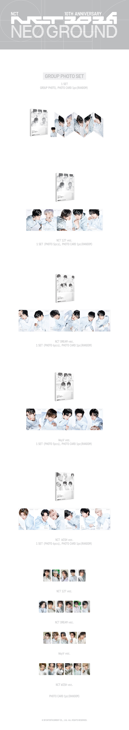[PRE-ORDER] NCT - Group Photo Set (NCT 10TH ANNIVERSARY NCT 2026 POP UP : NEO GROUND MD)