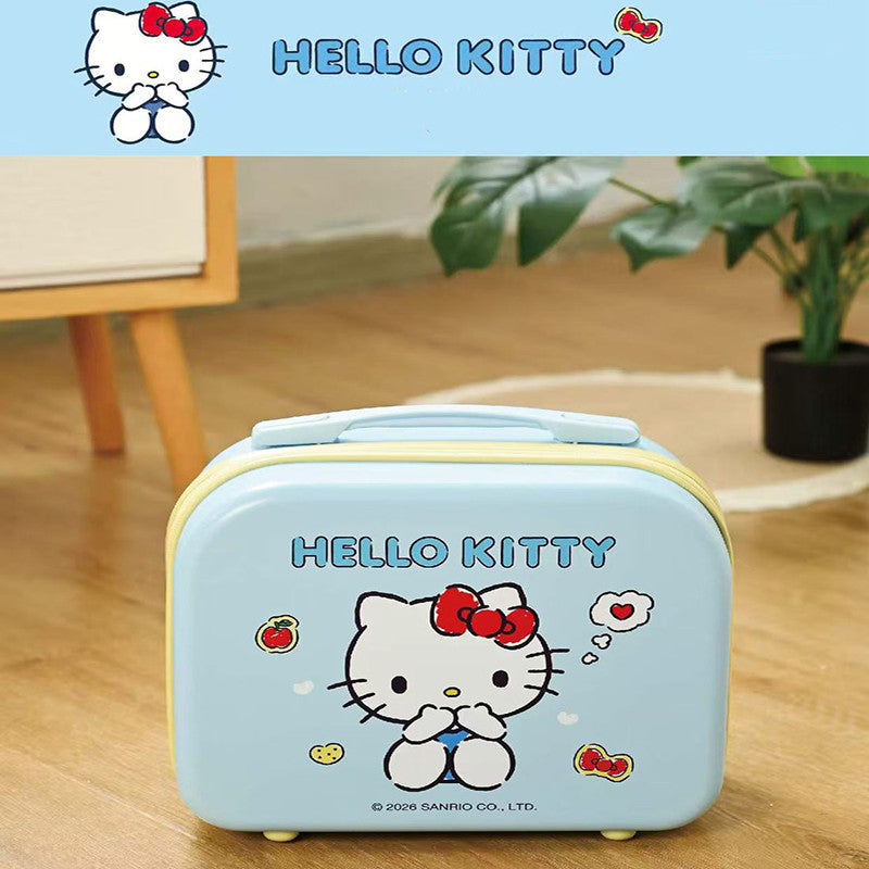 Sanrio - 14-Inch Ready Bag Carry Case - Sky Blue Kitty
