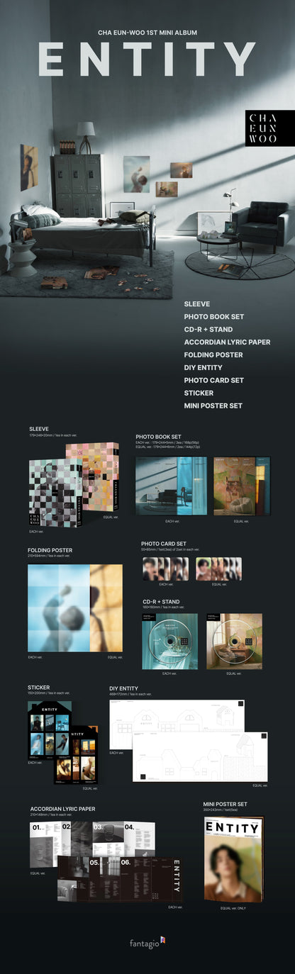 CHA EUN WOO - ENTITY (1st Mini Album)
