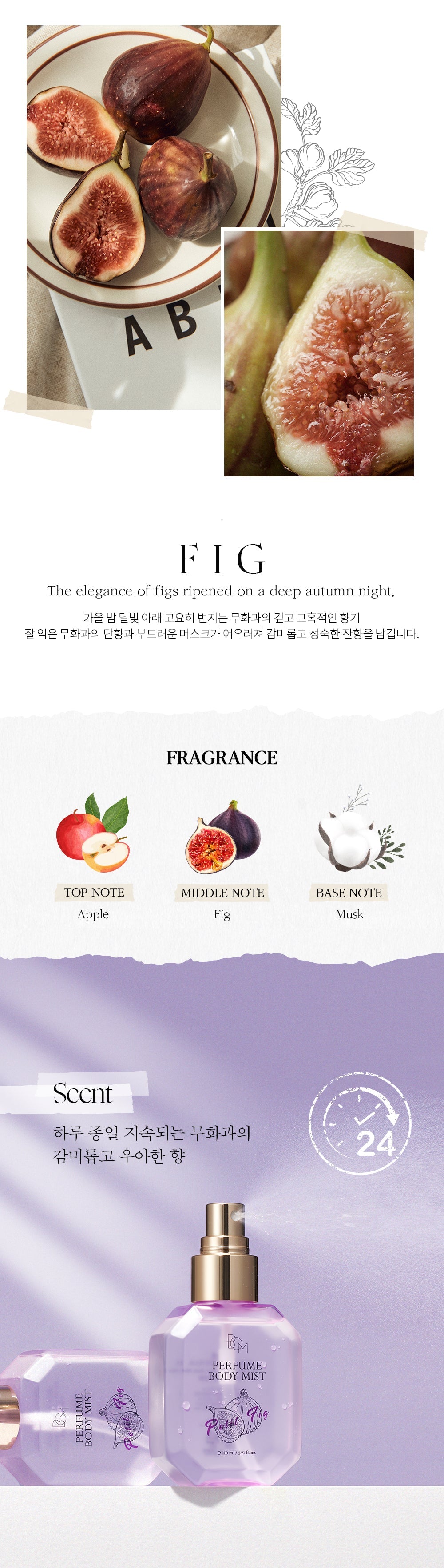 B.O.M - Perfume Body Mist (3 Options)