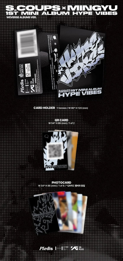 S.COUPS X MINGYU (SEVENTEEN) - 1st Mini Album [HYPE VIBES] (Weverse Albums Ver.)