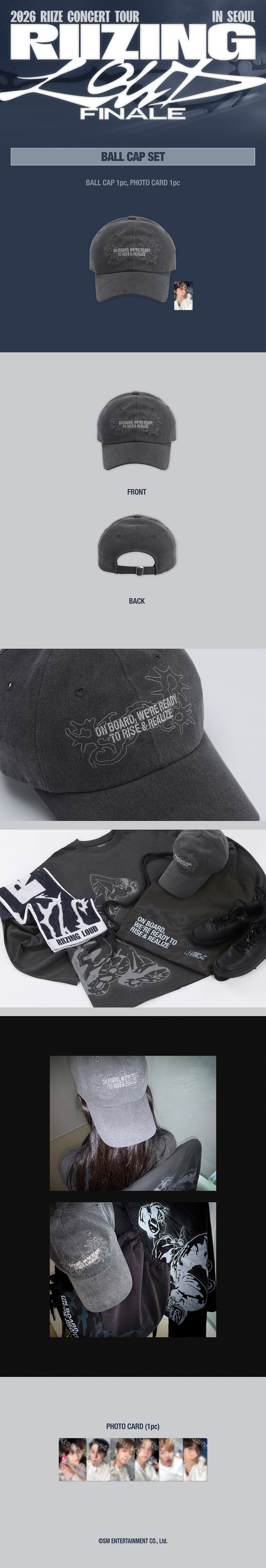 RIIZE - RIIZING LOUD Finale in Seoul Ball Cap Set