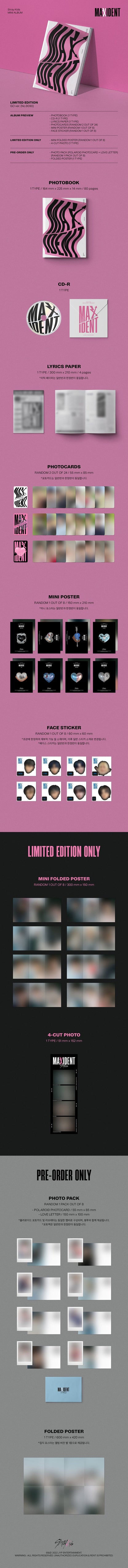 Stray Kids - MAXIDENT (7th Mini Album) GO Ver. Limited Ver.