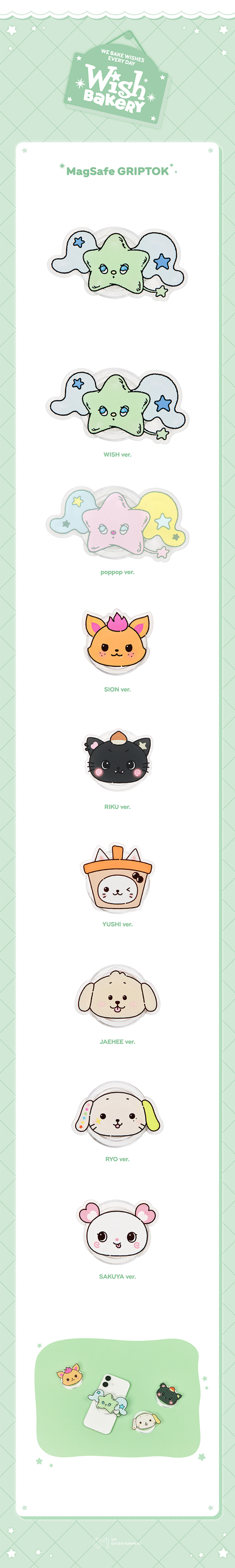 NCT WISH - 2026 Pop-Up 'WISH BAKERY' MagSafe SmartTok