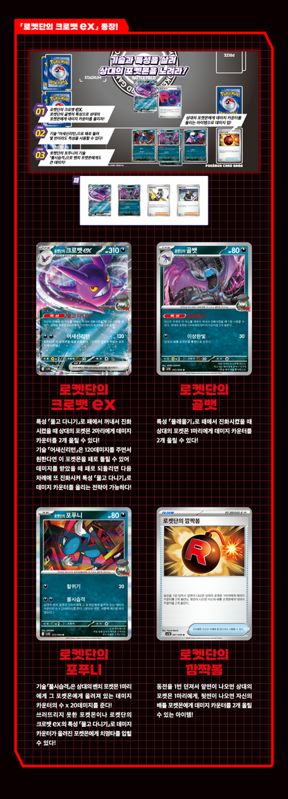 Pokémon Card Game - Scarlet & Violet: Glory of Team Rocket Booster Box (Korean Ver.) (Deals)