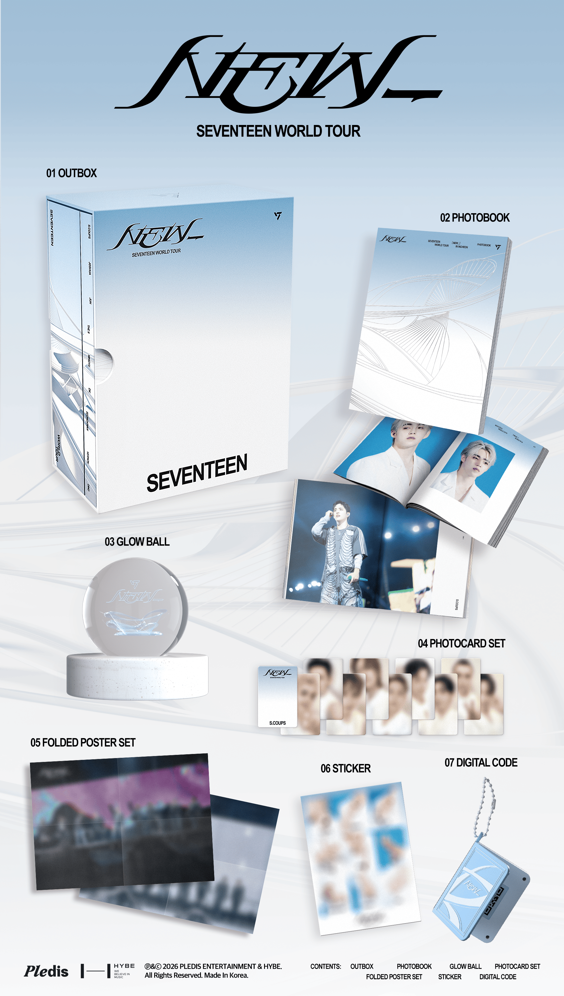 (Pre-Order) SEVENTEEN - World Tour (NEW_) DC
