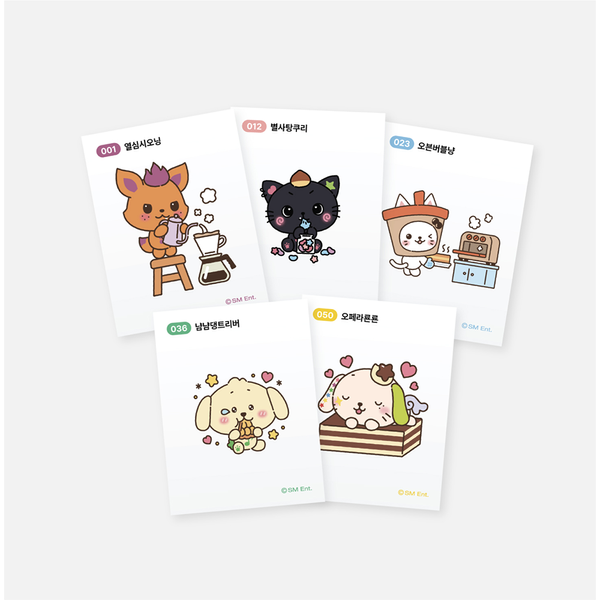 NCT WISH 2026 Pop-Up WISH BAKERY Random TTIBU Sticker Set