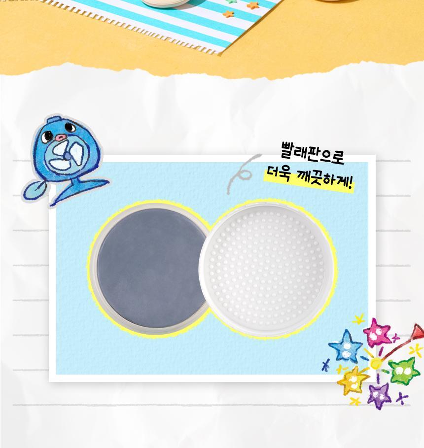 Studio17 - Brush & Puff Cleanser + Pokémon Finger Puff 5ea (Pokémon Collaboration)