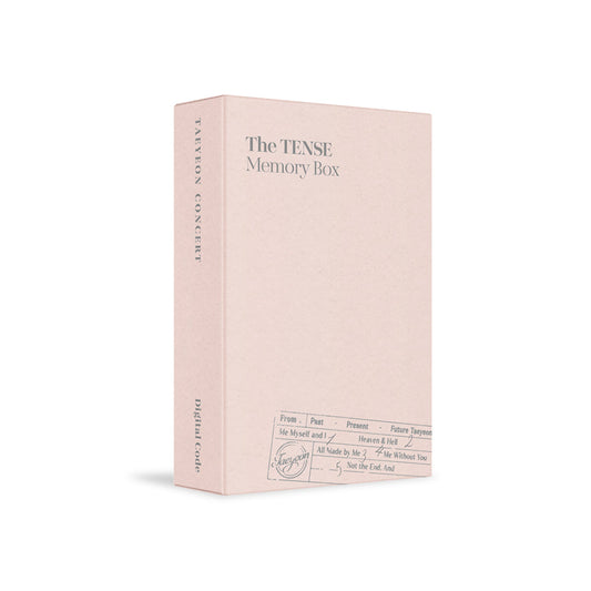 TAEYEON - TAEYEON CONCERT The TENSE Memory Box (Digital Code)