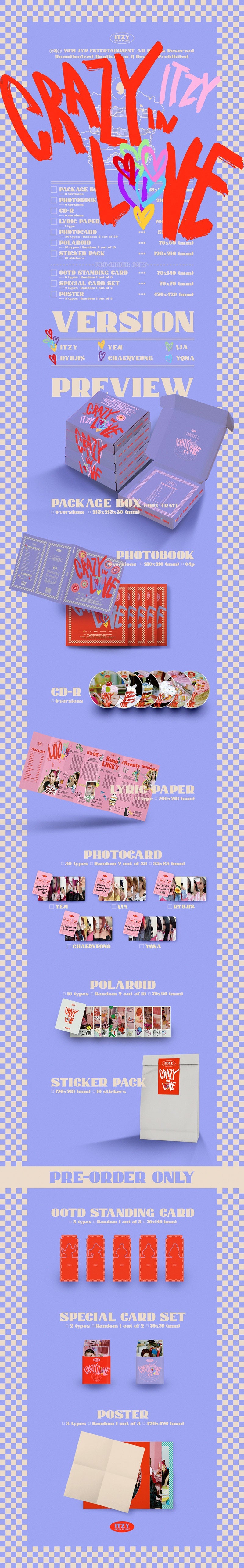 ITZY - CRAZY IN LOVE (The 1st Album)