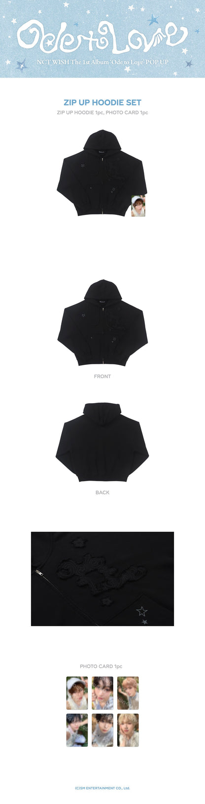 NCT WISH - Zip-Up Hoodie Set (Ode to Love POP UP MD)