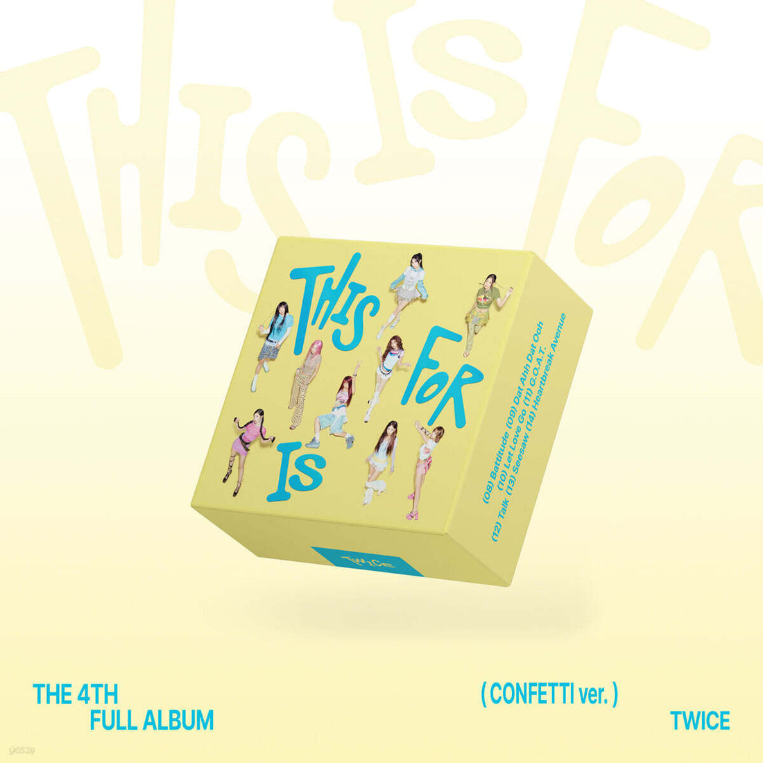 TWICE - THIS IS FOR (4th Full Album) Confetti Ver.