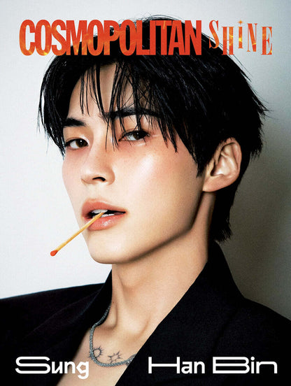 Cosmopolitan Shine Korea Magazine 2026 ZEROBASEONE Sung Han Bin cover C