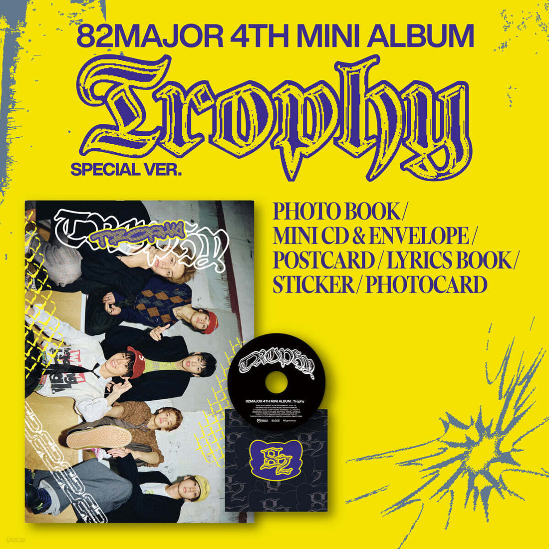 82MAJOR - Trophy (4th Mini Album) Special Ver. [Pre-Order]