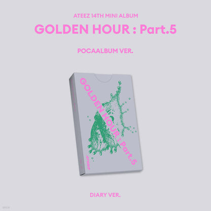 [PRE-ORDER] ATEEZ - GOLDEN HOUR : Part.5 (14th Mini Album) POCAALBUM Ver. - DIARY VER.