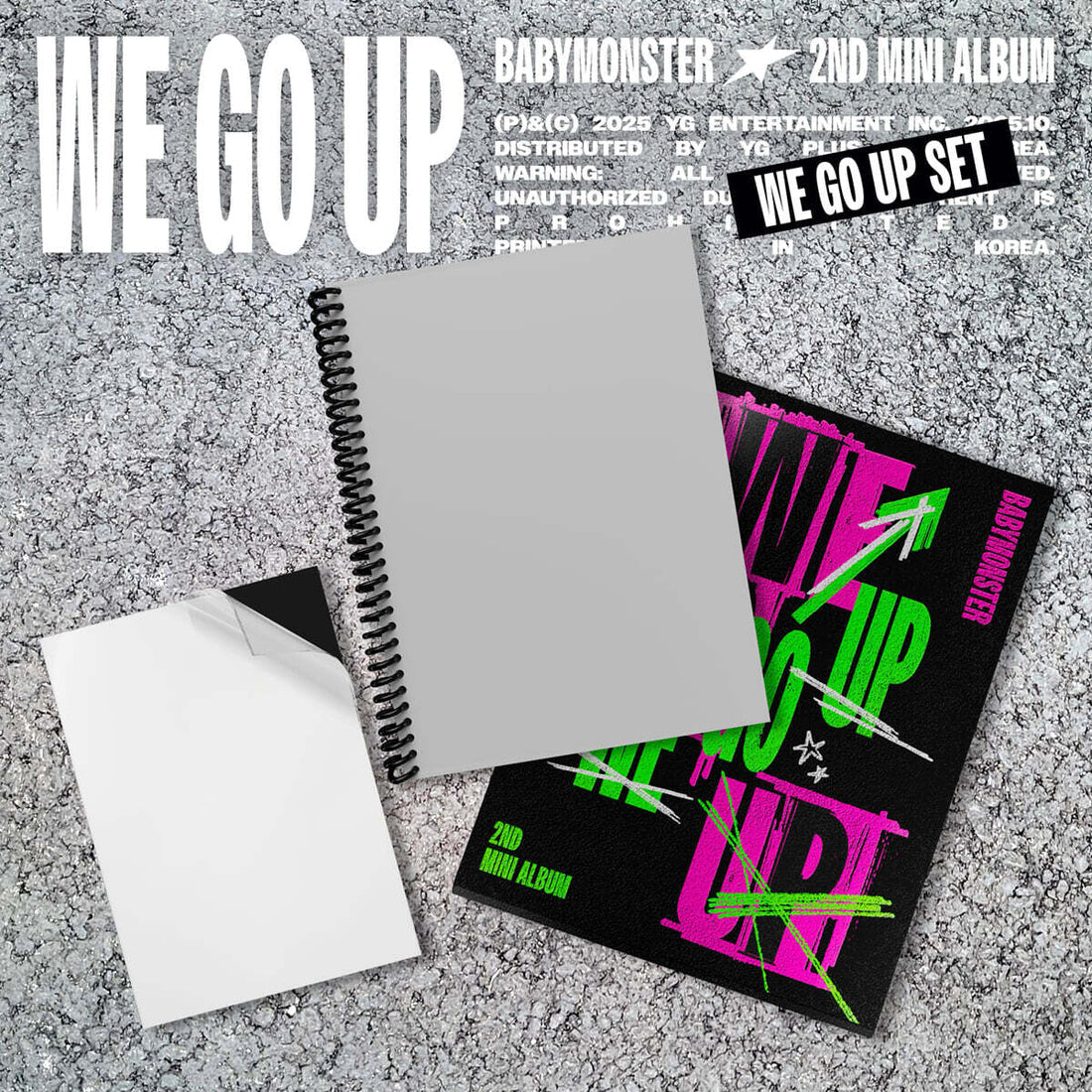 BABYMONSTER - WE GO UP 2nd Mini Album SET Ver.