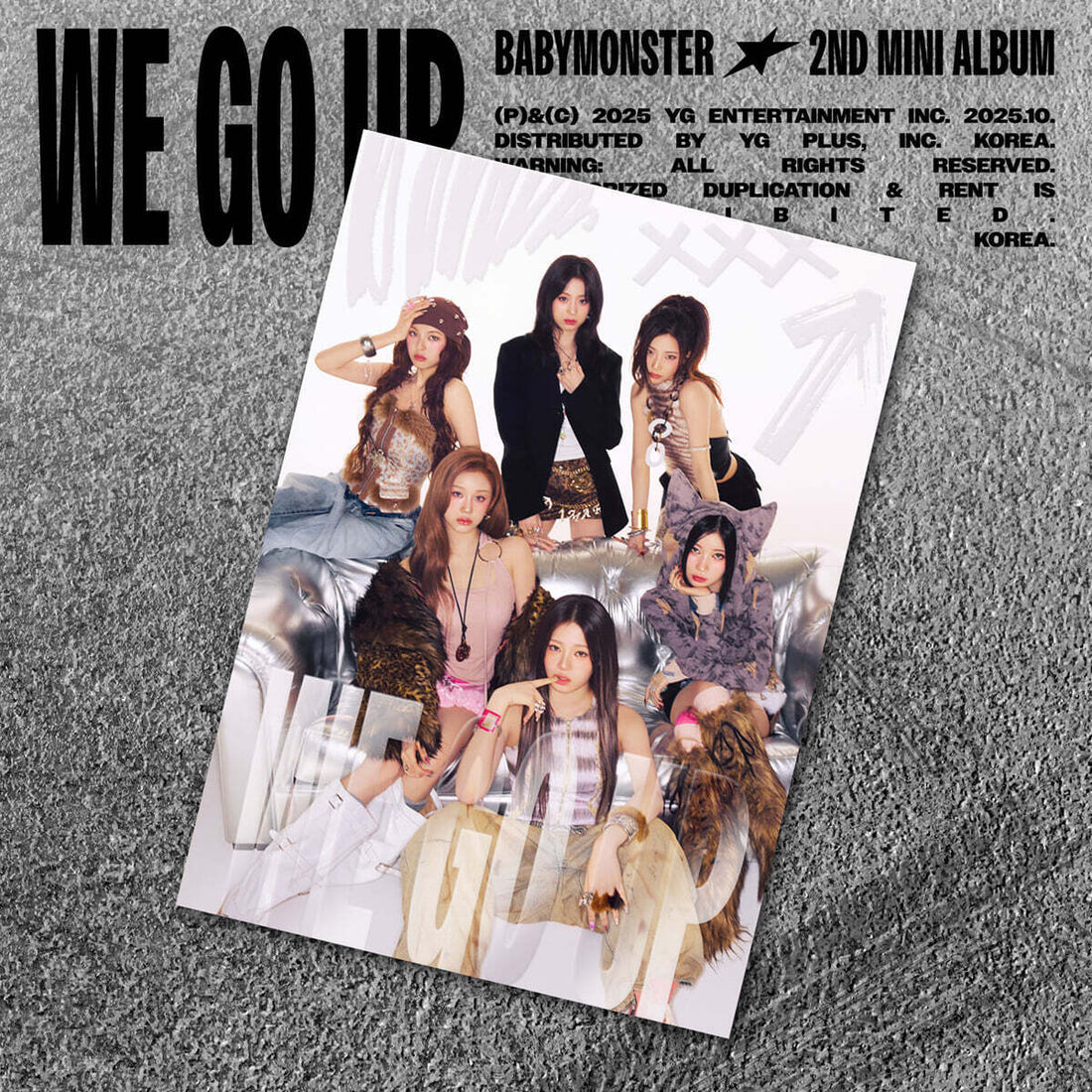 BABYMONSTER - WE GO UP (2nd Mini Album) (POSTCARD Ver.)