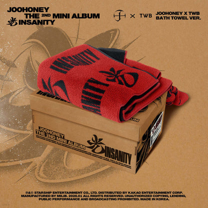 JOOHONEY - 2nd Mini Album INSANITY (JOOHONEY X TWB BATH TOWEL VER.)