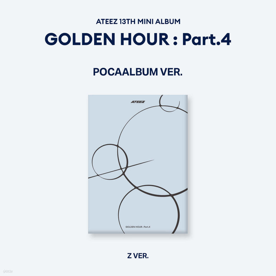 [PRE-ORDER] ATEEZ - 13th Mini Album GOLDEN HOUR : Part.4 (POCAALBUM)