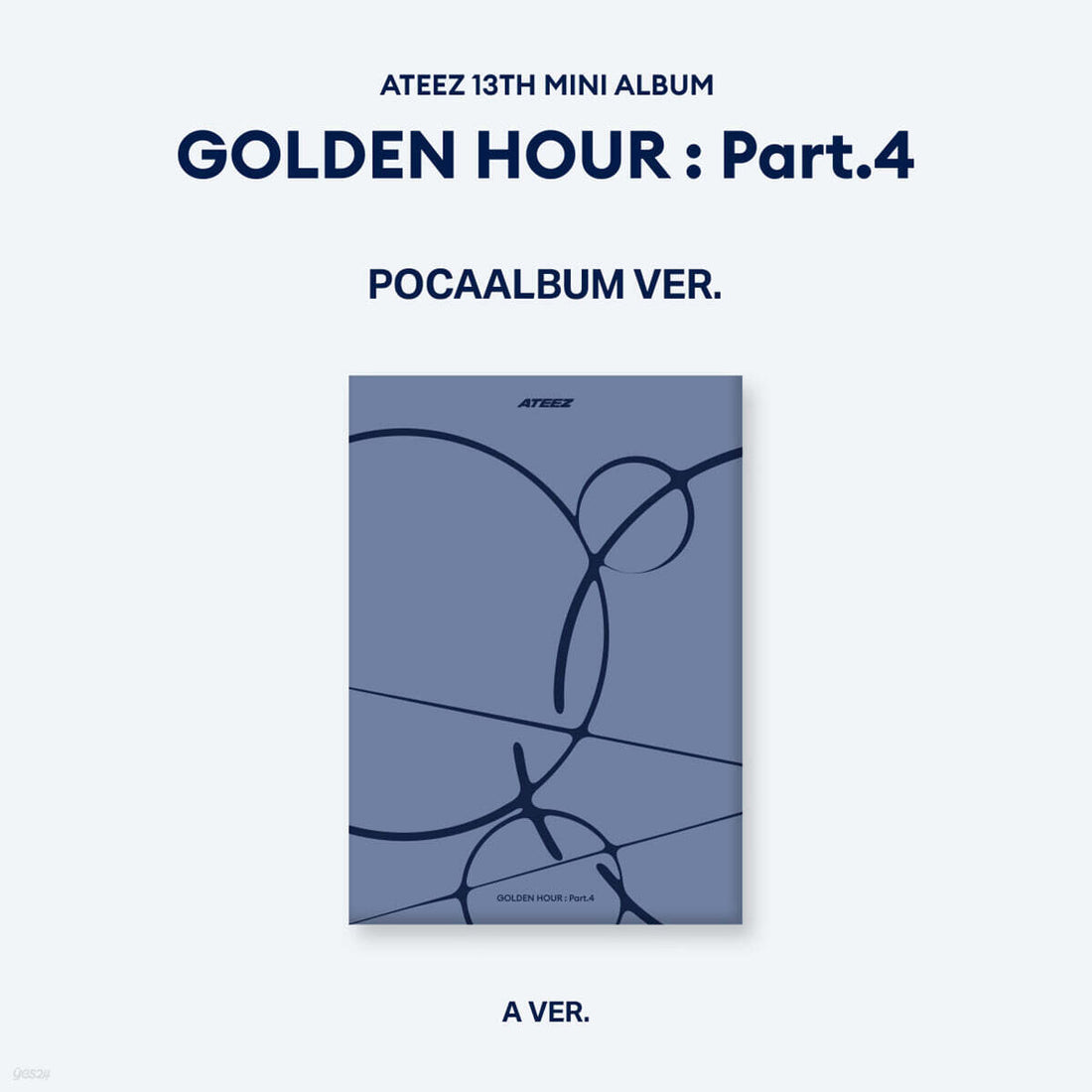 [PRE-ORDER] ATEEZ - 13th Mini Album GOLDEN HOUR : Part.4 (POCAALBUM)
