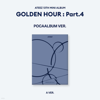 [PRE-ORDER] ATEEZ - 13th Mini Album GOLDEN HOUR : Part.4 (POCAALBUM)