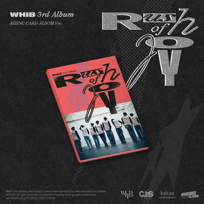 WHIB - Rush of Joy (3rd Single Album) Rising Card Album Ver.