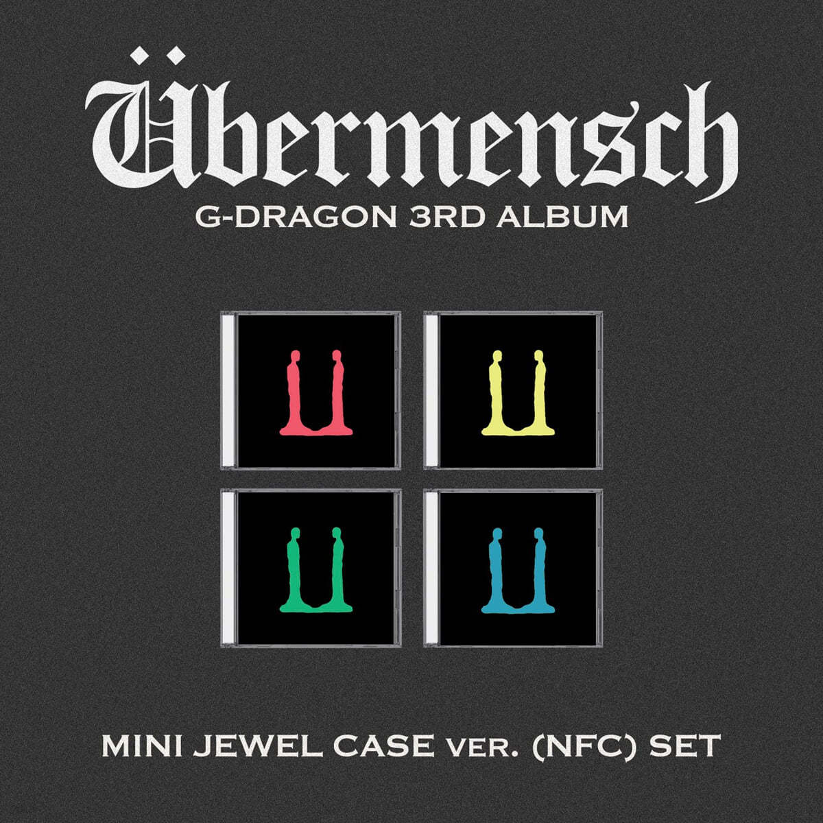 G-DRAGON - Übermensch (3rd Full Album) Mini Jewel Ver. (NFC)