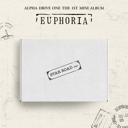 ALPHA DRIVE ONE - 1st Mini Album *EUPHORIA* (STAR ROAD Ver.) [Pre-Order]