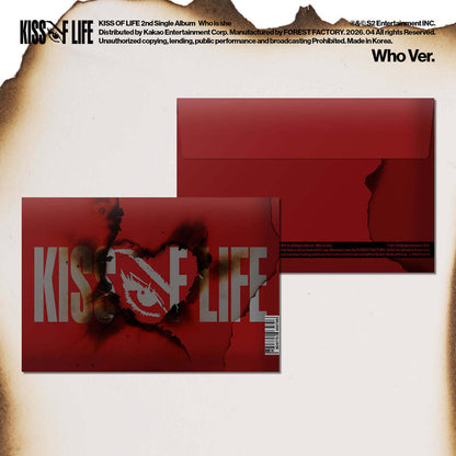 [PRE-ORDER] KISS OF LIFE - 2nd Single Album Who is she (Who Ver.)