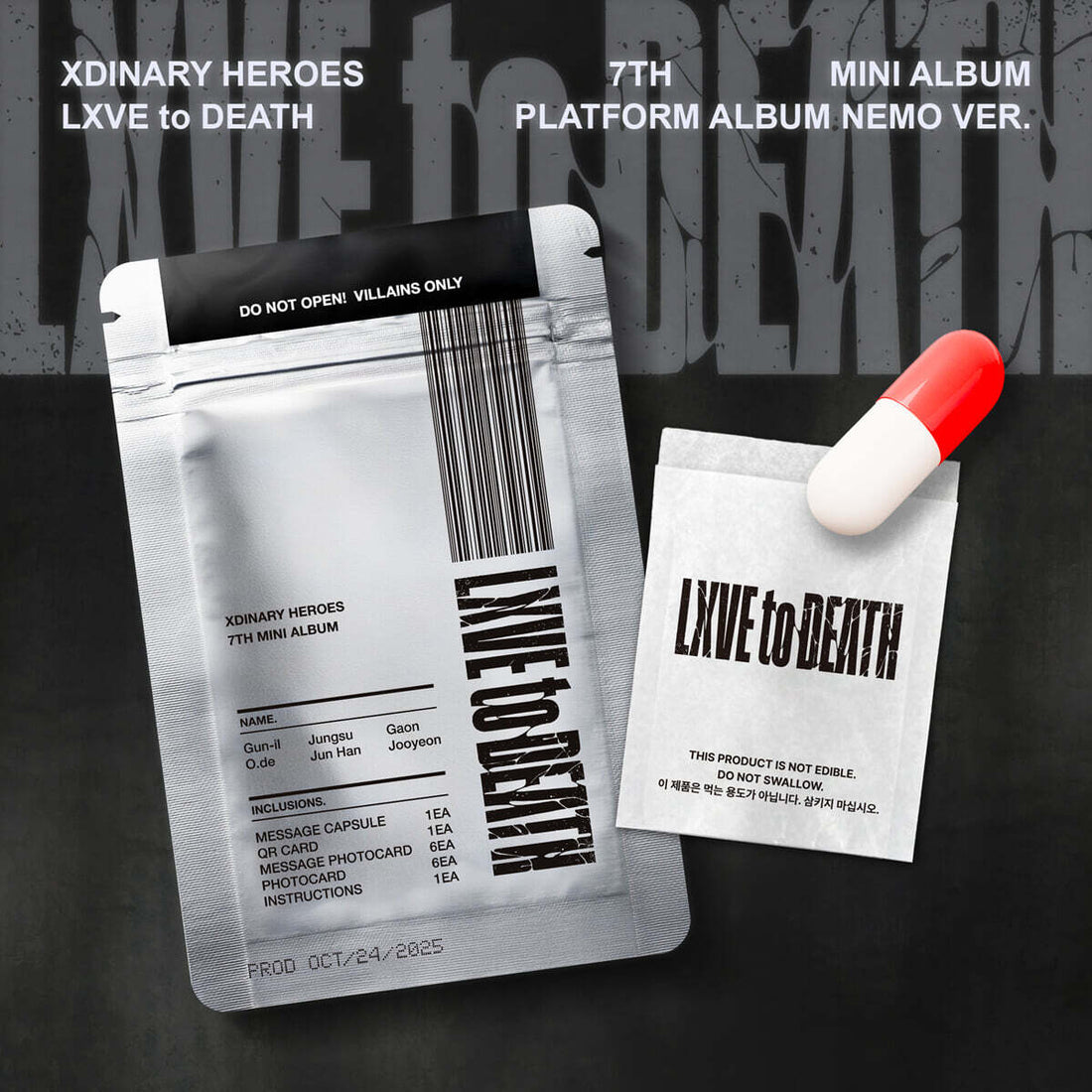 Xdinary Heroes - LXVE to DEATH (7th Mini Album) Platform Album Nemo Ver.