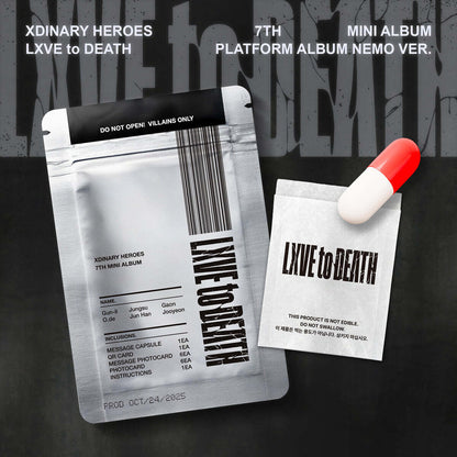 Xdinary Heroes - LXVE to DEATH (7th Mini Album) Platform Album Nemo Ver.