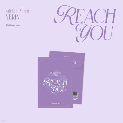 YERIN - REACH YOU (4th Mini Album) Platform Ver.