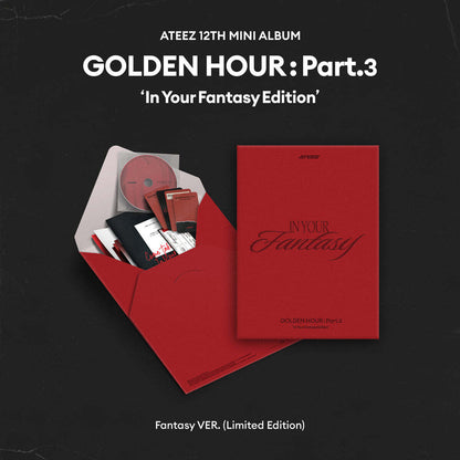 ATEEZ - GOLDEN HOUR : Part.3 (12th Mini Album) In Your Fantasy Edition POCAALBUM Fantasy Ver. [PRE-ORDER]