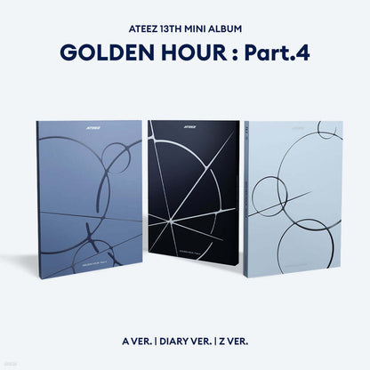 ATEEZ - 13th Mini Album GOLDEN HOUR : Part.4 (PHOTOBOOK) [Pre-Order]