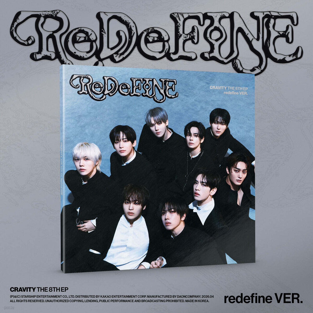 CRAVITY - ReDeFINE (8th Mini Album) redefine Ver.
