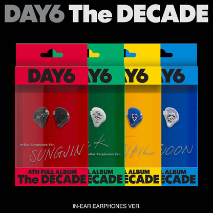 DAY6 - The DECADE (4th Full Album) In-Ear Earphones Ver. (Random Ver.)