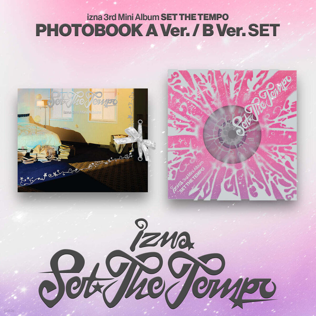 izna SET THE TEMPO 3rd Mini Album Photobook Ver. official product image