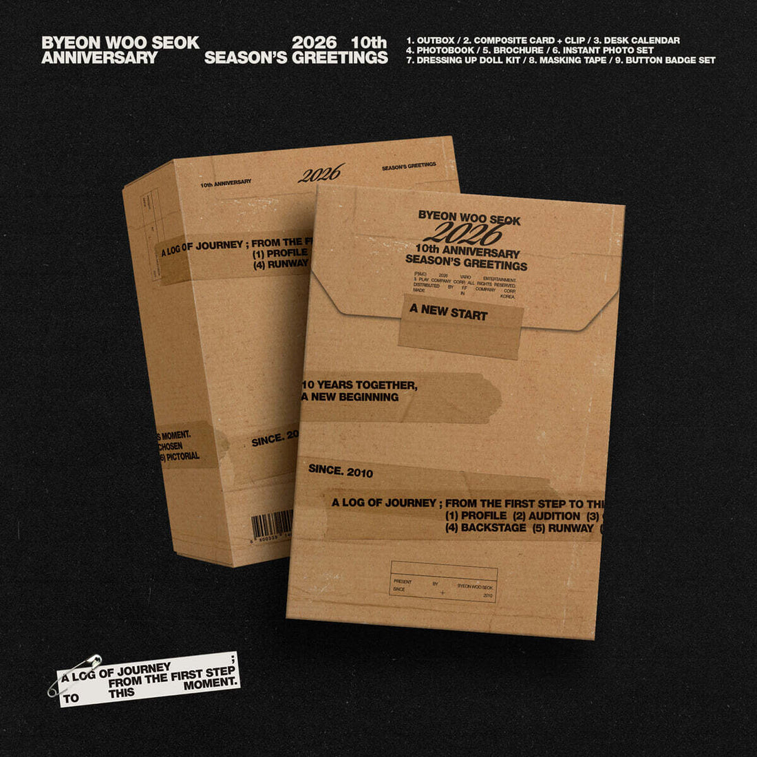 BYEON WOO SEOK 2026 10th Anniversary Season's Greetings