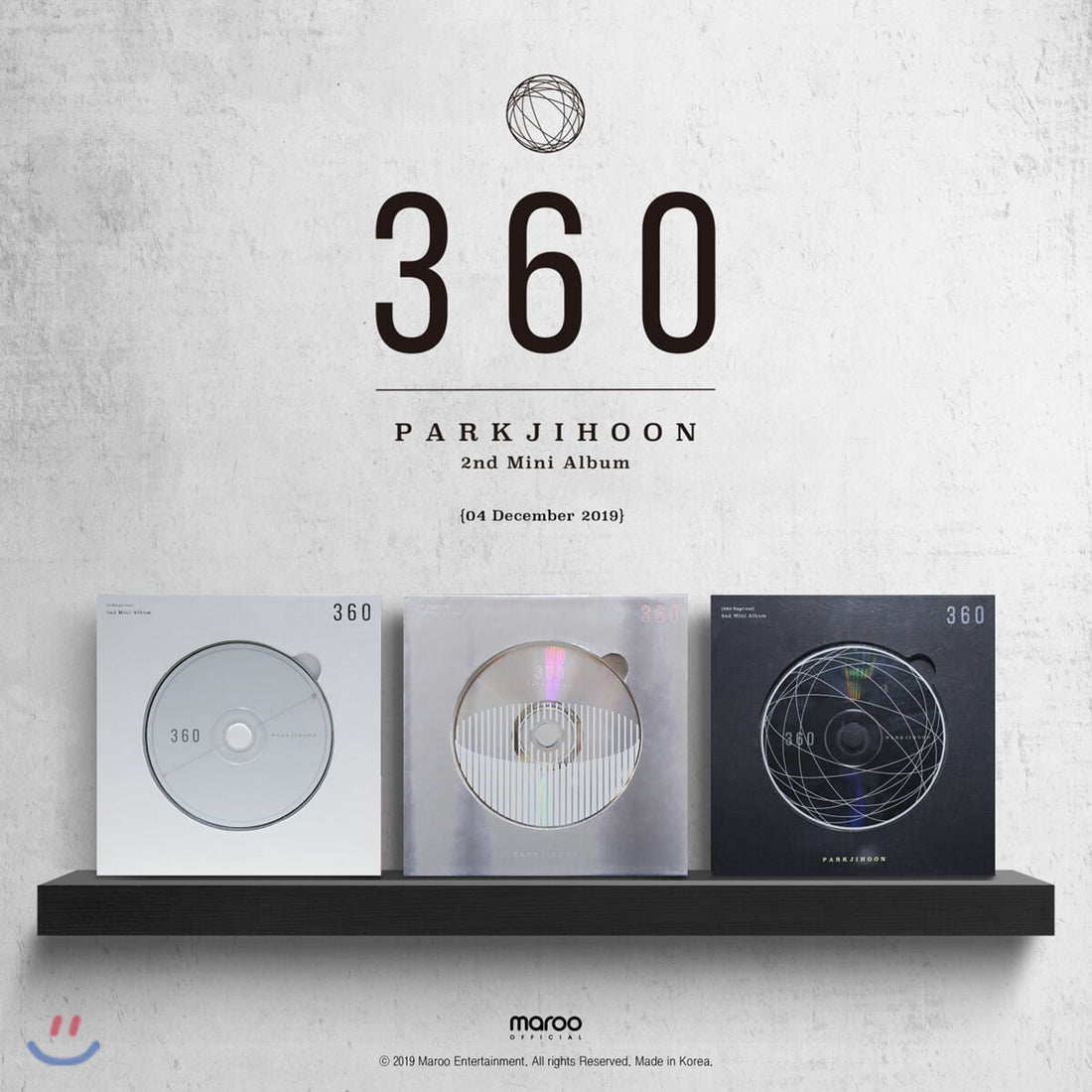 PARK JIHOON - 360 (2nd Mini Album) (Random Ver.)