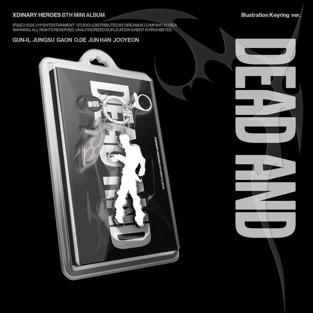 (Pre-Order) Xdinary Heroes - DEAD AND (8th Mini Album) (Illustration Keyring Ver.)