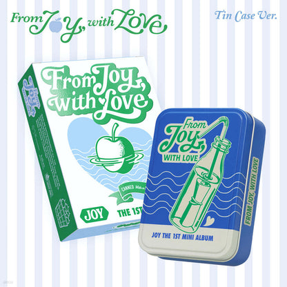 JOY - From JOY, with Love (1st Mini Album) Tin Case Ver. Smart Album [PRE-ORDER]
