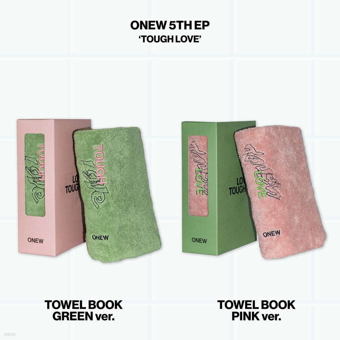 ONEW - TOUGH LOVE (5th Mini Album) TOWEL BOOK Ver.