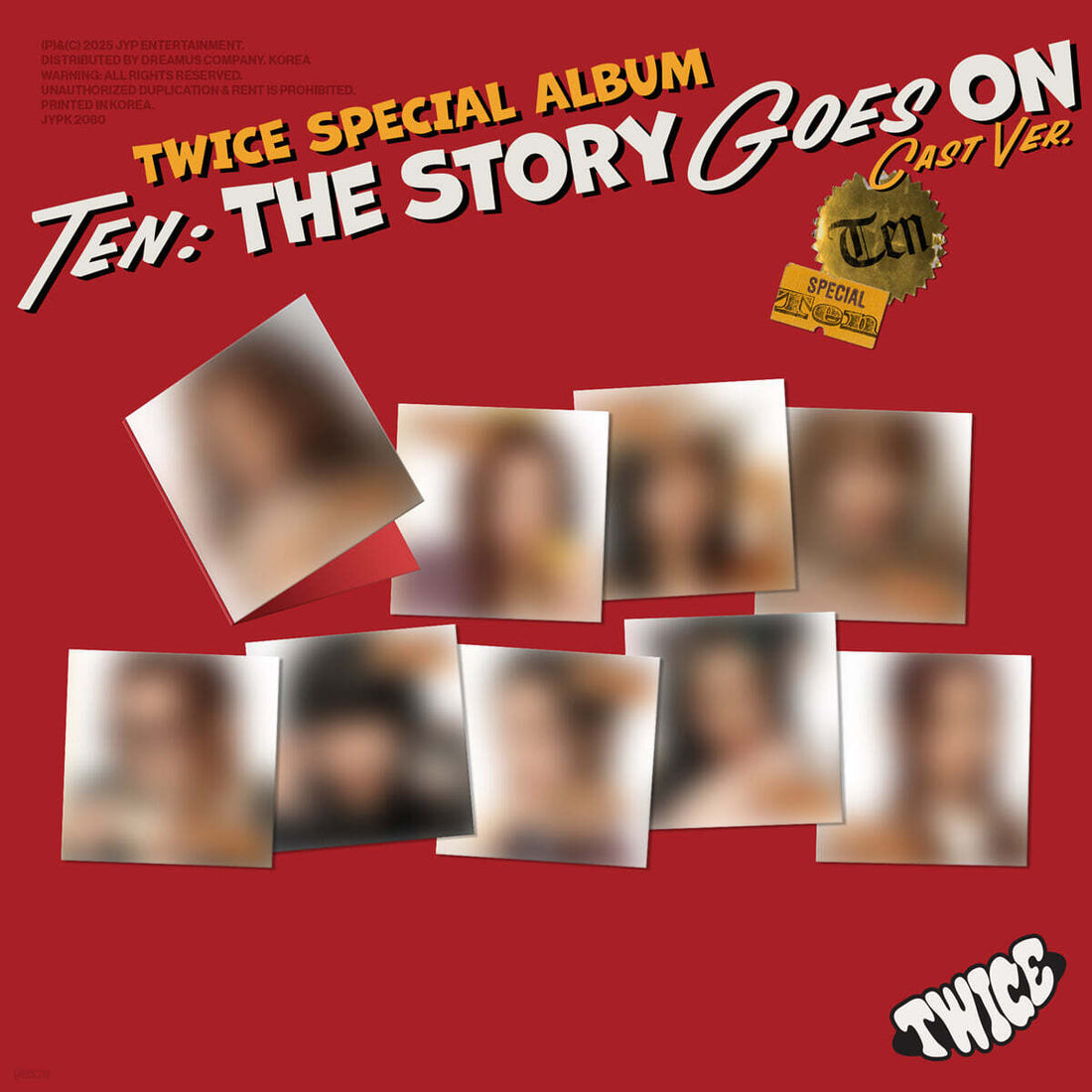 [PRE-ORDER] TWICE - SPECIAL ALBUM TEN: The Story Goes On (Cast Ver.) (Random Ver.)