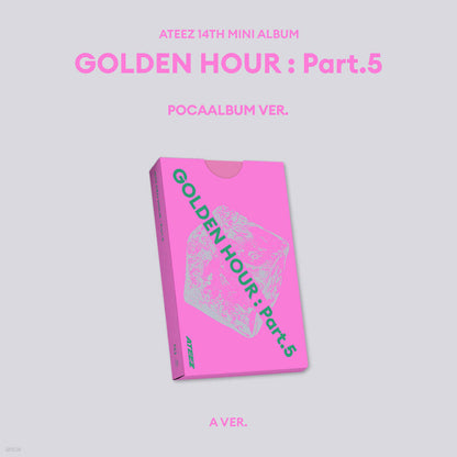 [PRE-ORDER] ATEEZ - GOLDEN HOUR : Part.5 (14th Mini Album) POCAALBUM Ver. - A VER.